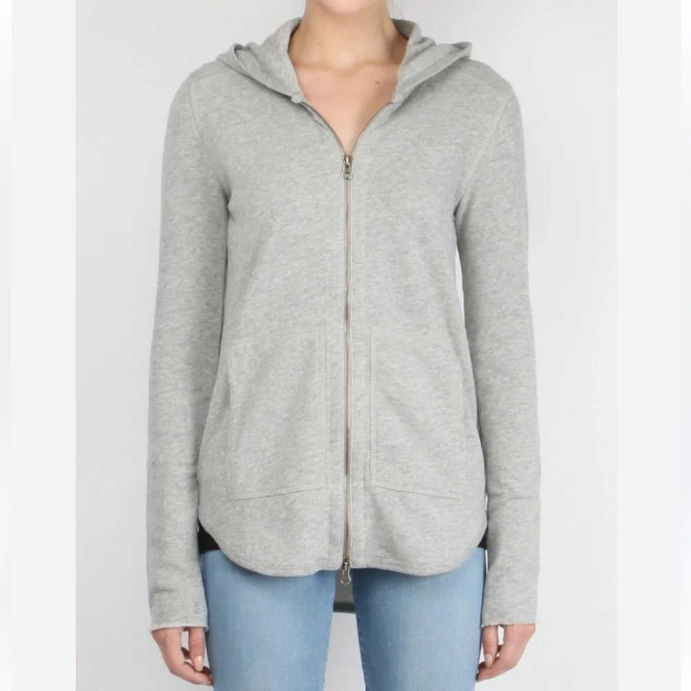 ATM Anthony Thomas Melillo French Terry Zip-Up Hoodie - Picture 1 of 9